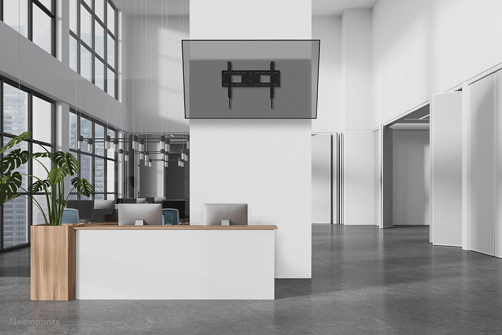 Neomounts WL35-750BL16 Support mural inclinable pour écran 42-86" - verrouillable - installation rapide - TÜV